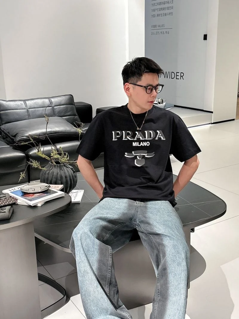 Prada T-Shirts Lightweight 167017