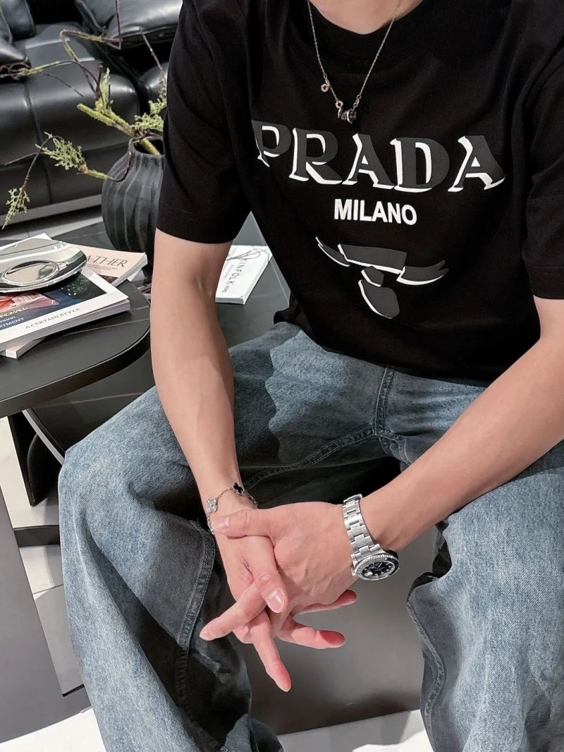 Prada T-Shirts Lightweight 167017
