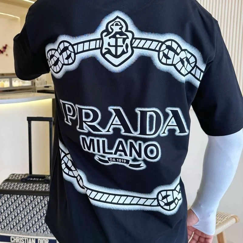 Prada T-Shirts Breathable 166837
