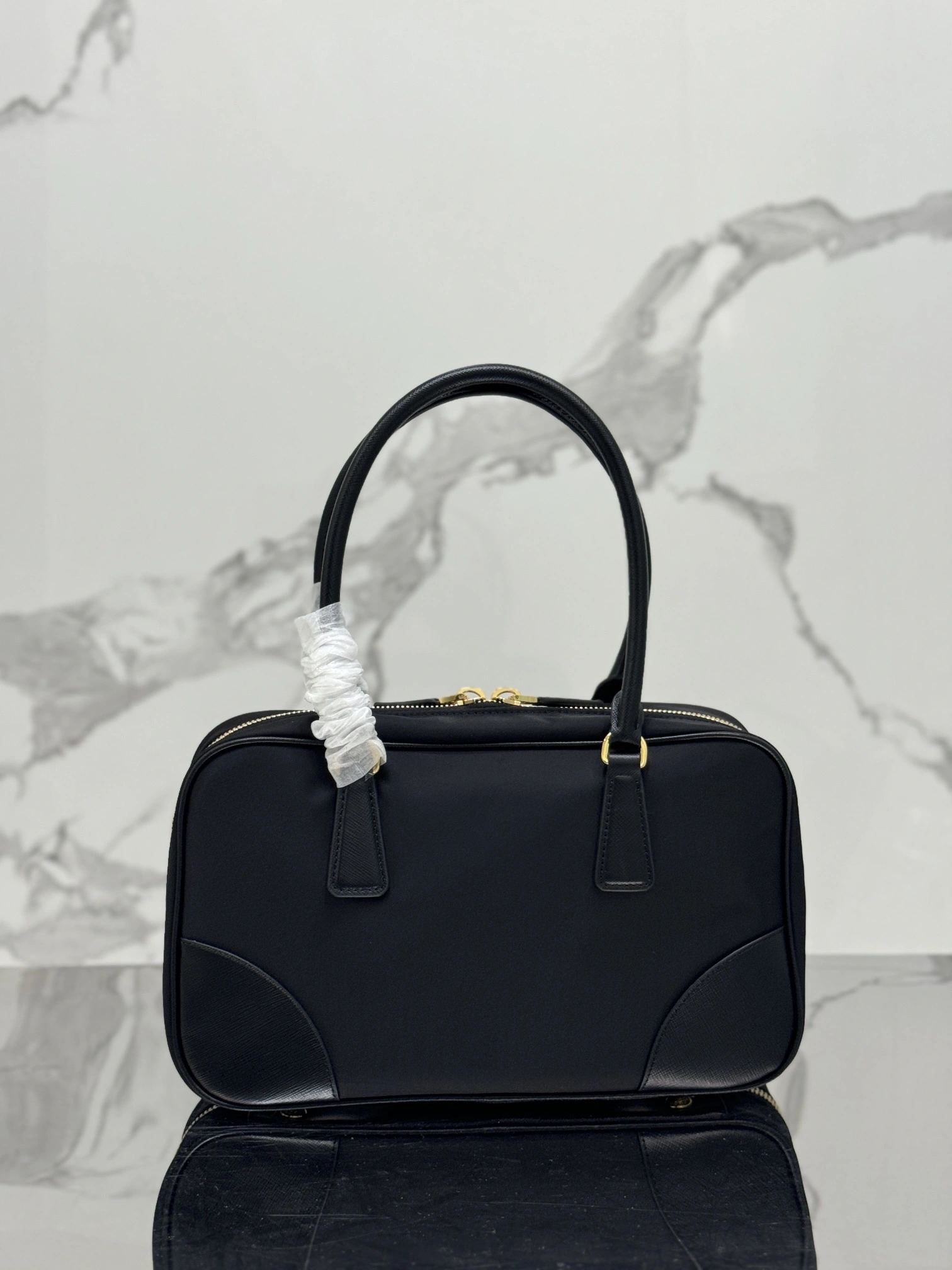 Breathable Prada Top Handle Bags 73715