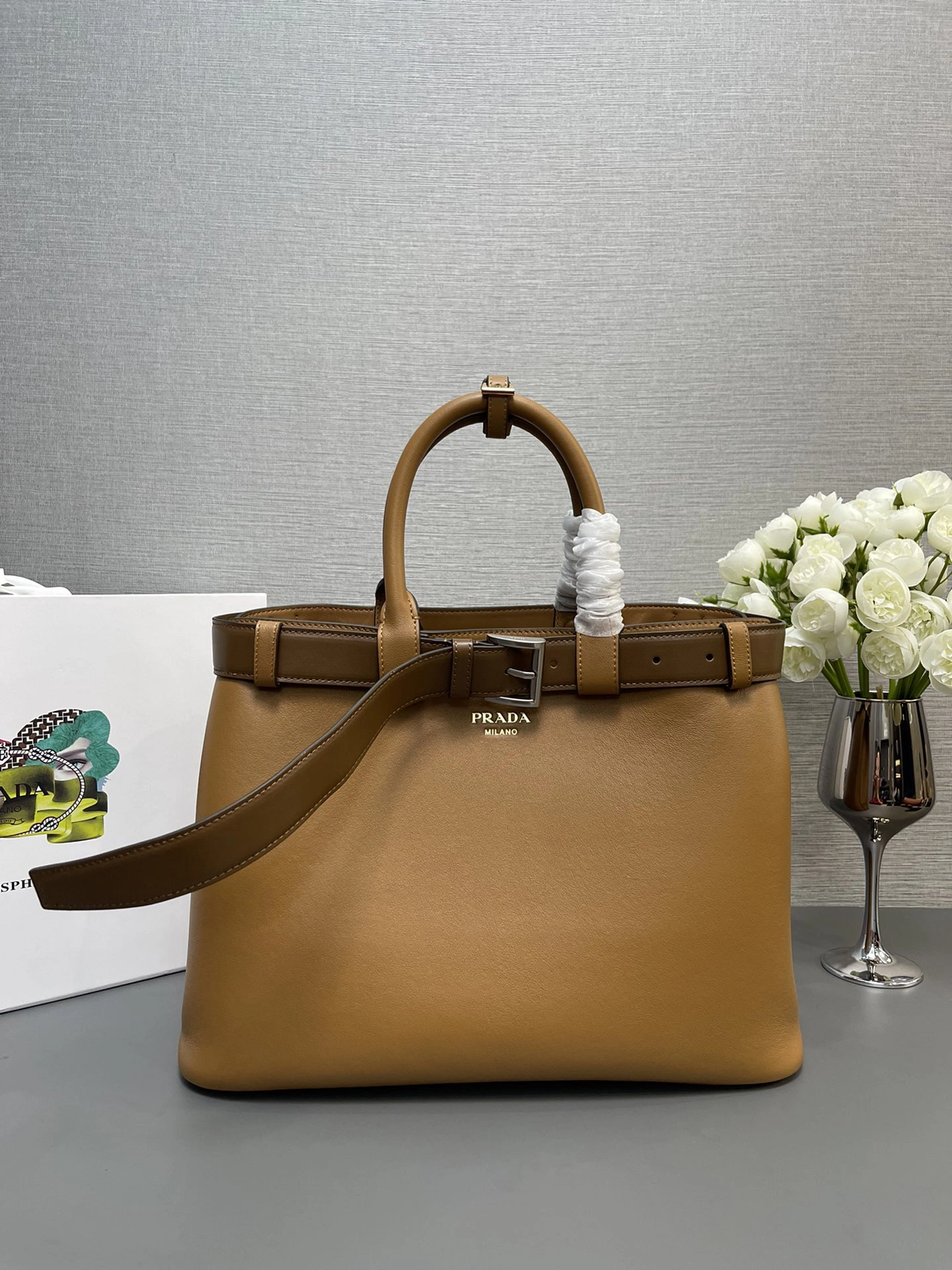 Prada Top Handle Bags Durable 73645