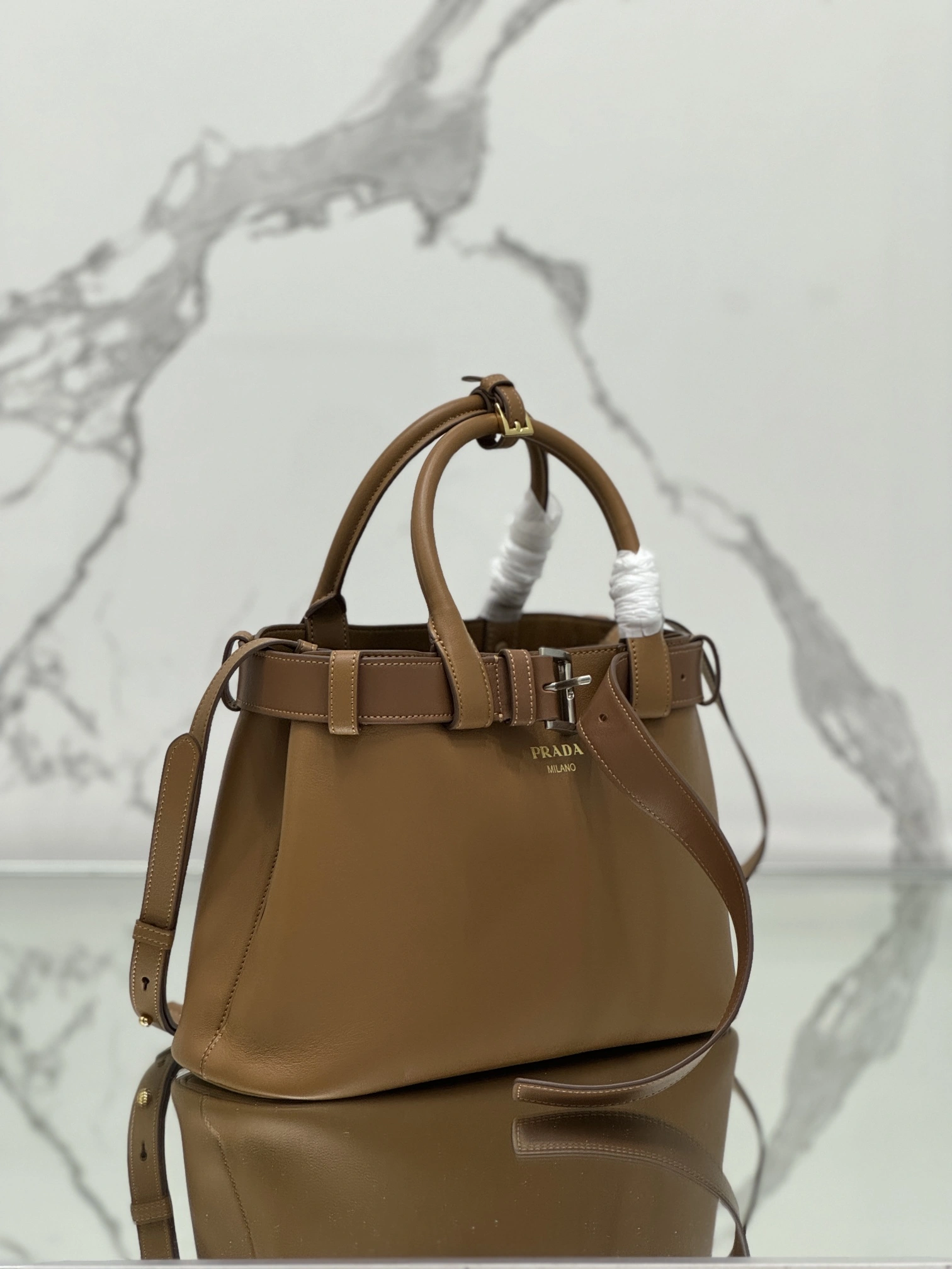 Reliable Prada Top Handle Bags 73634