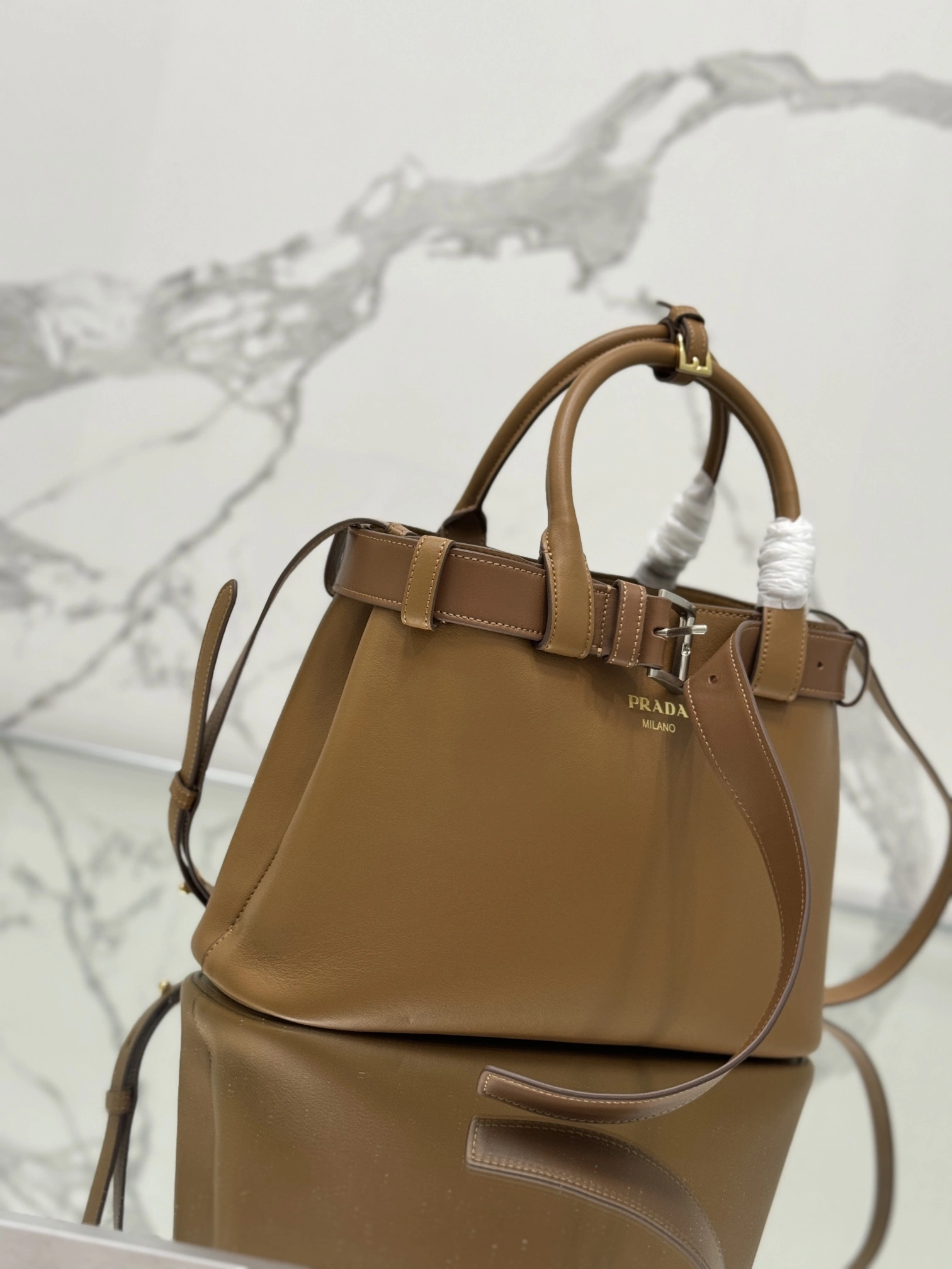 Reliable Prada Top Handle Bags 73634