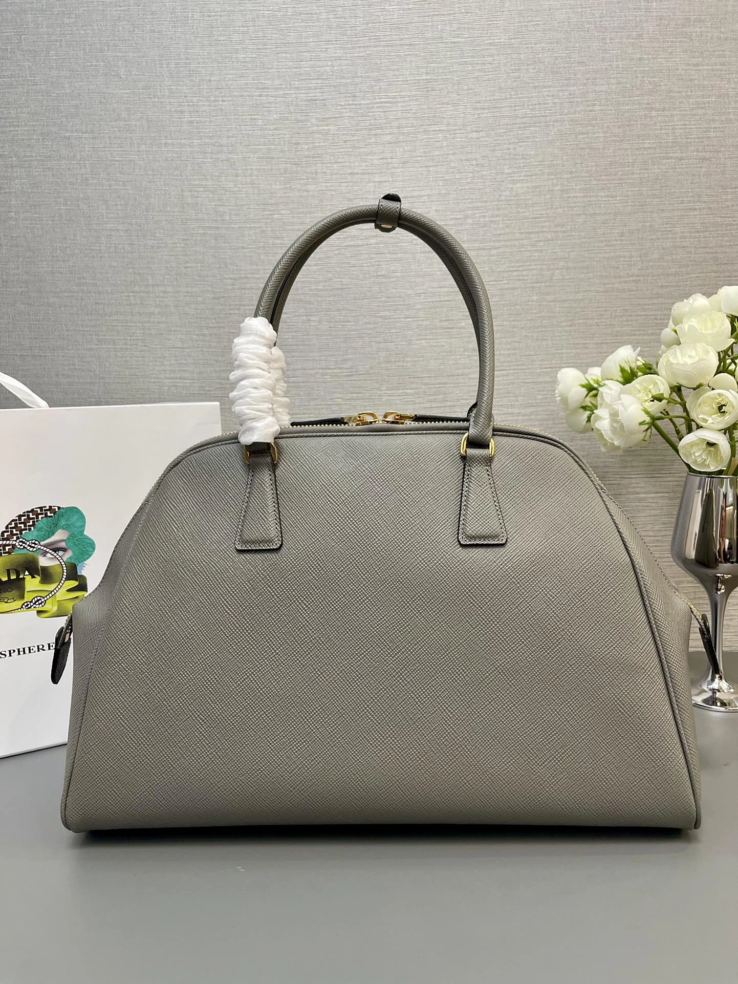 Durable Prada Top Handle Bags 71637