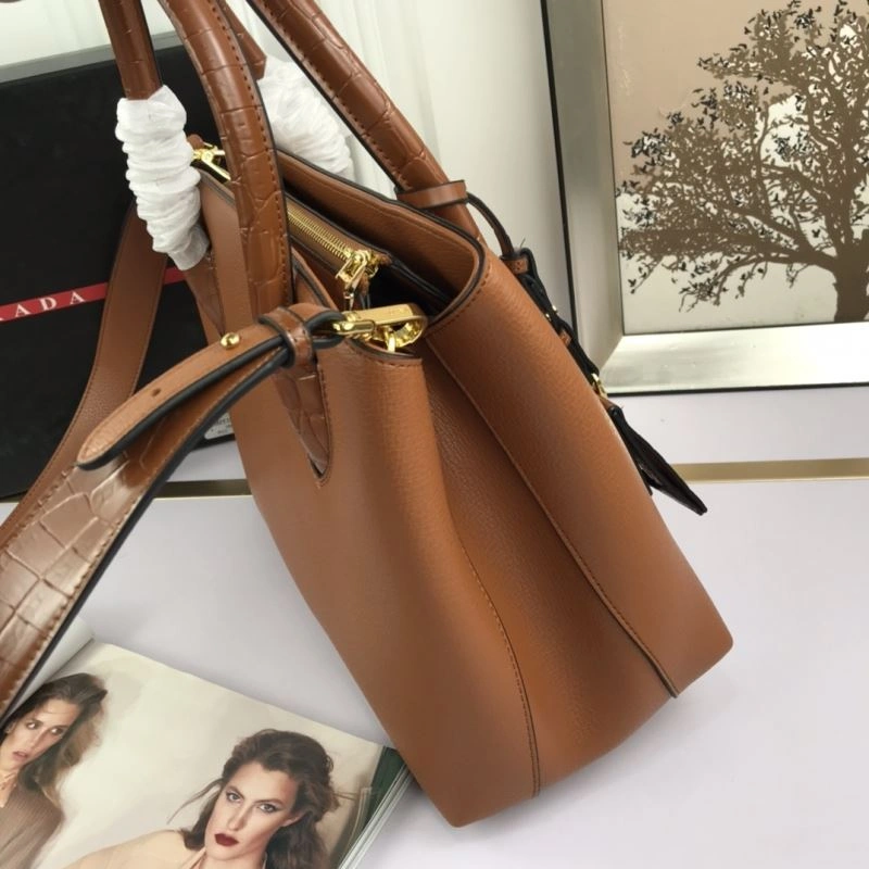 Prada Top Handle Bags ZipUp 82676