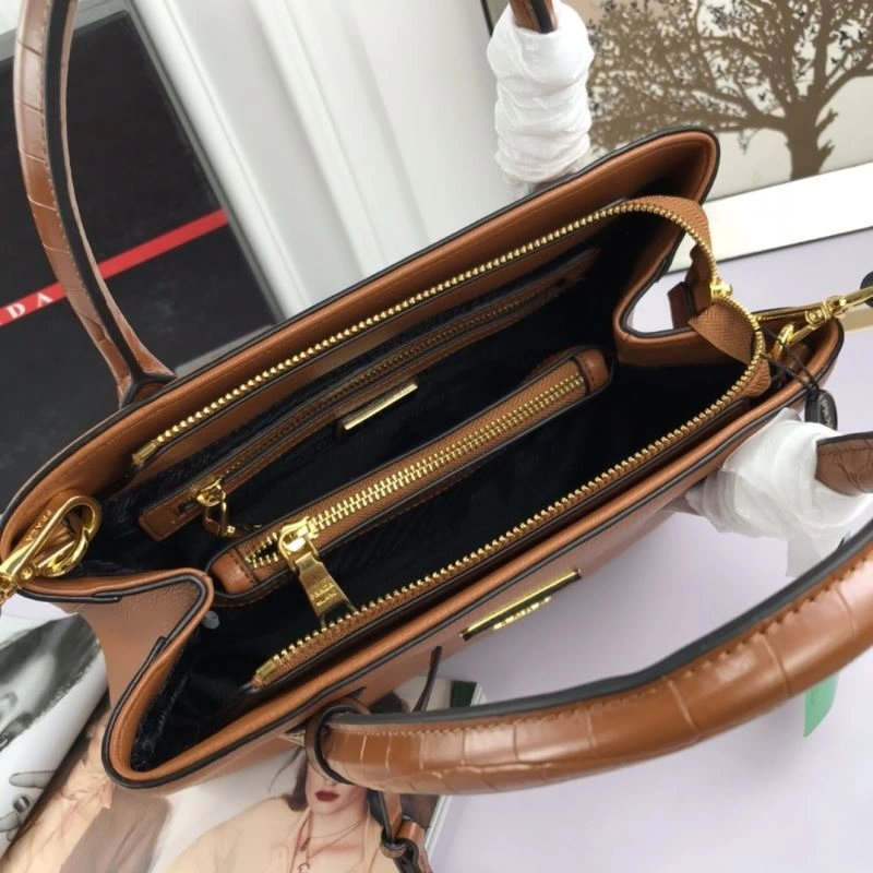 Prada Top Handle Bags ZipUp 82676