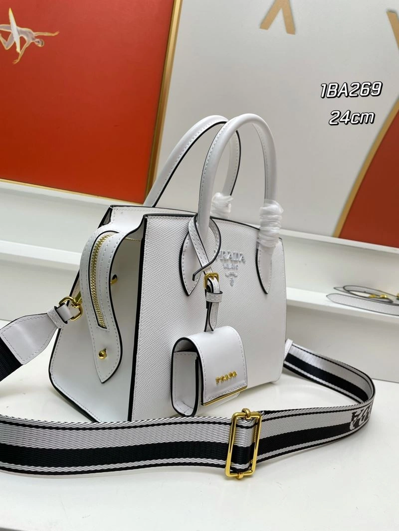 Prada Top Handle Bags ZipUp 82665