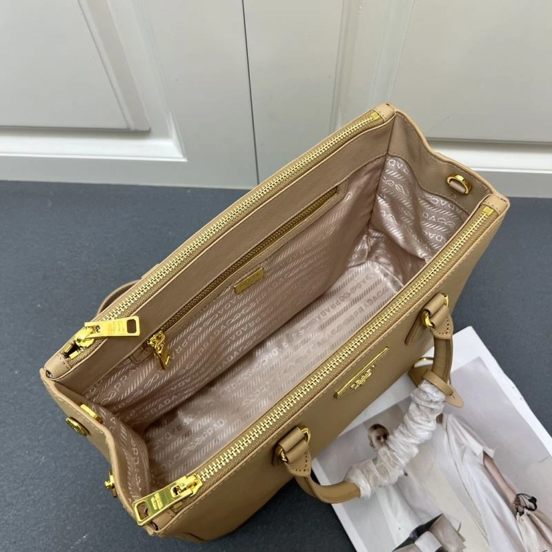 Prada Top Handle Bags Breathable 82556