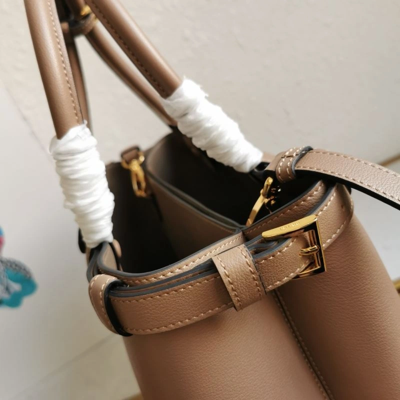 Prada Top Handle Bags Breathable 74790