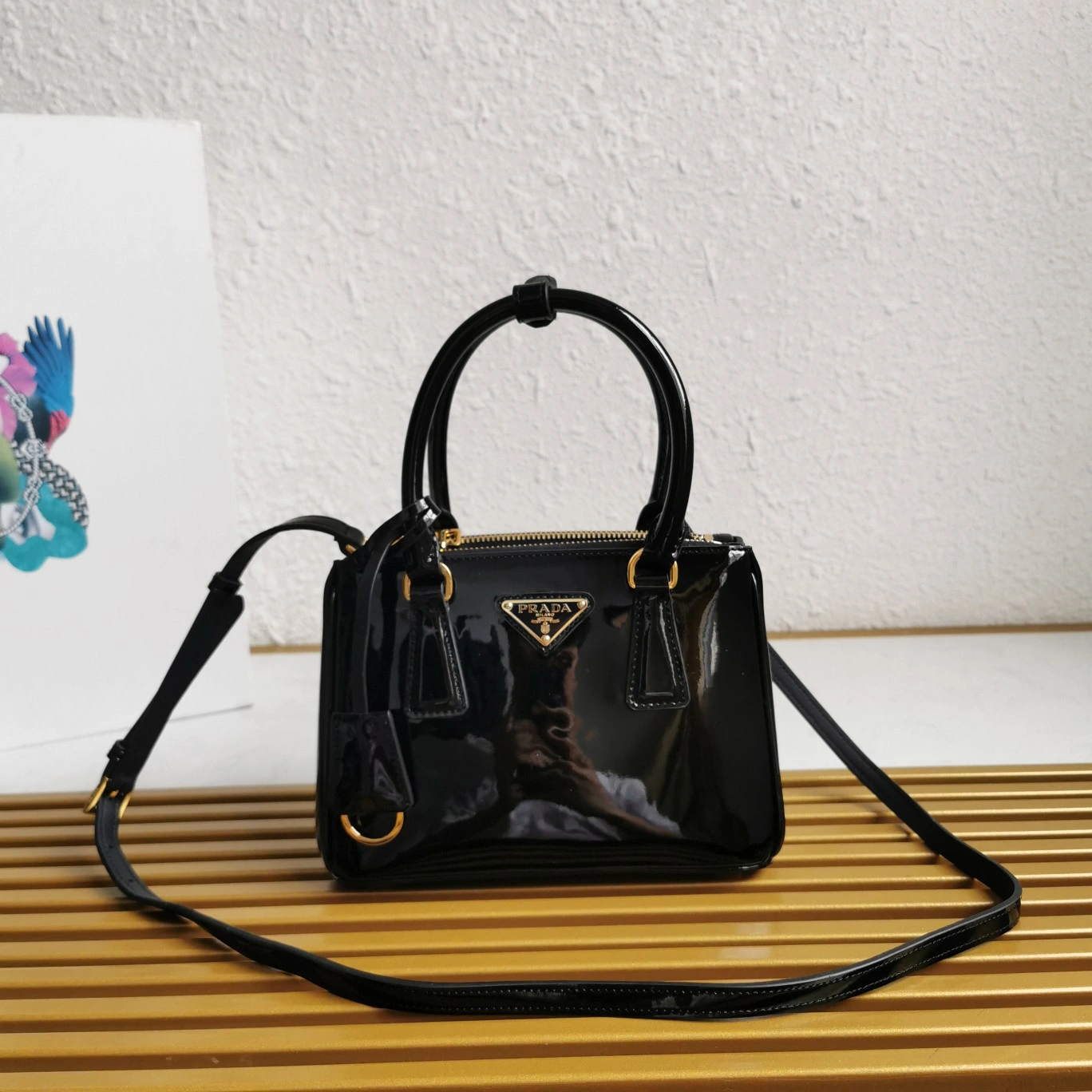 Prada Top Handle Bags Colorful 73587