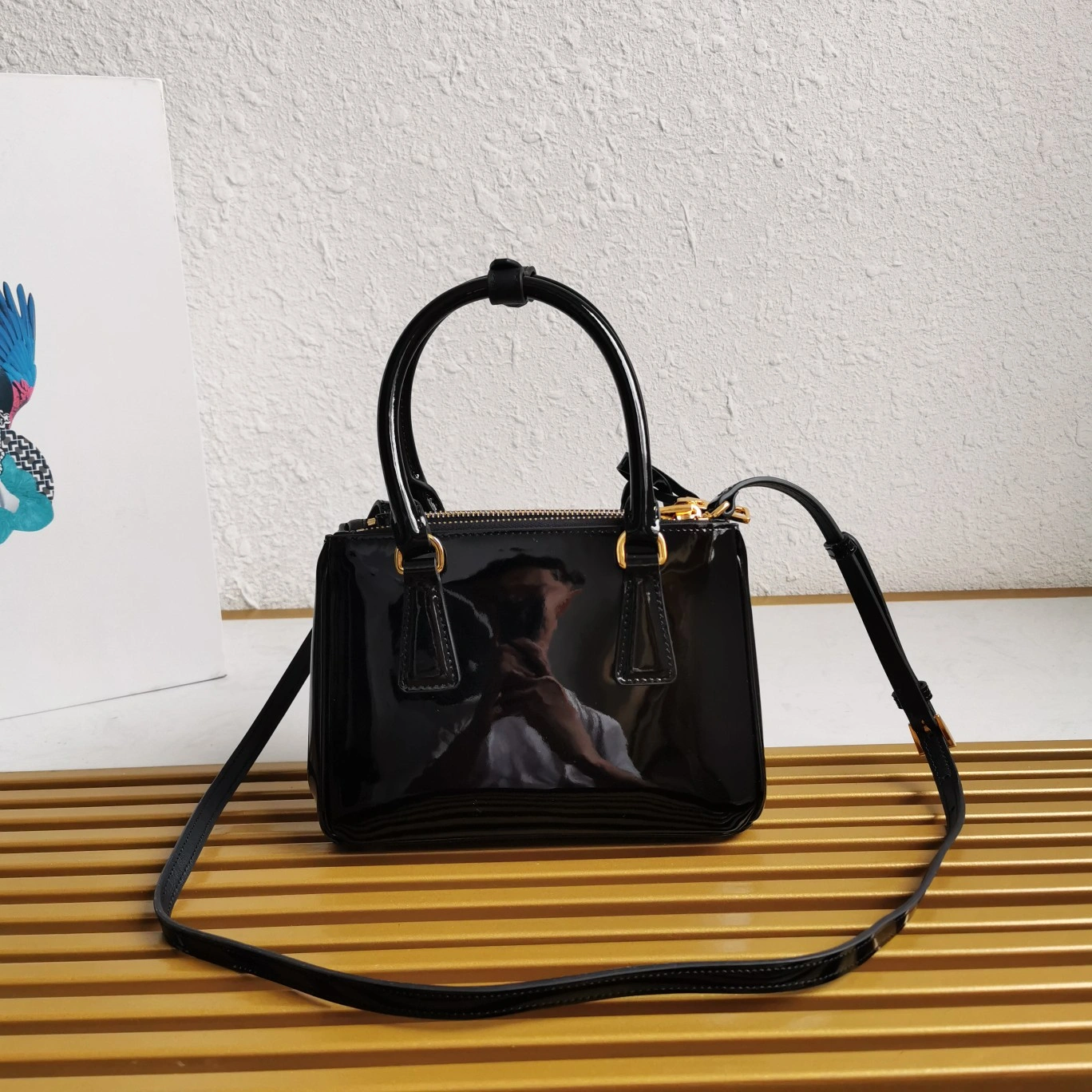 Prada Top Handle Bags Colorful 73587