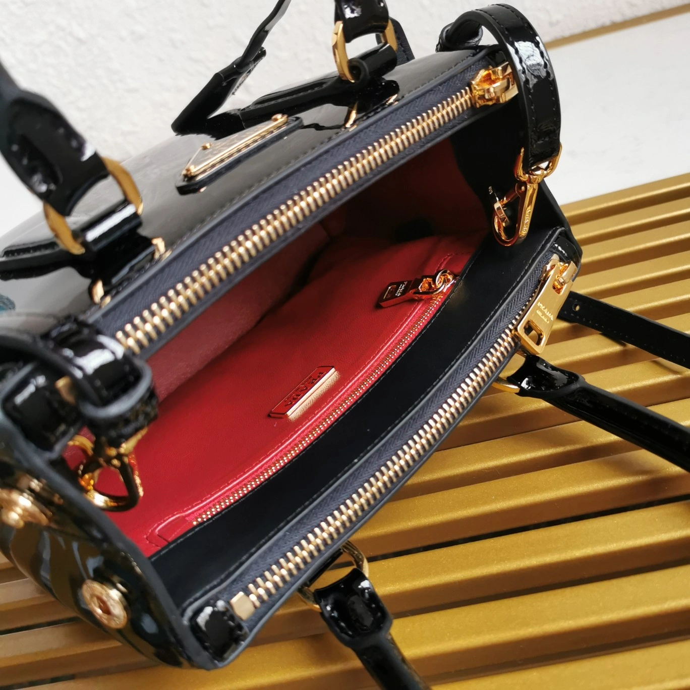 Prada Top Handle Bags Colorful 73587