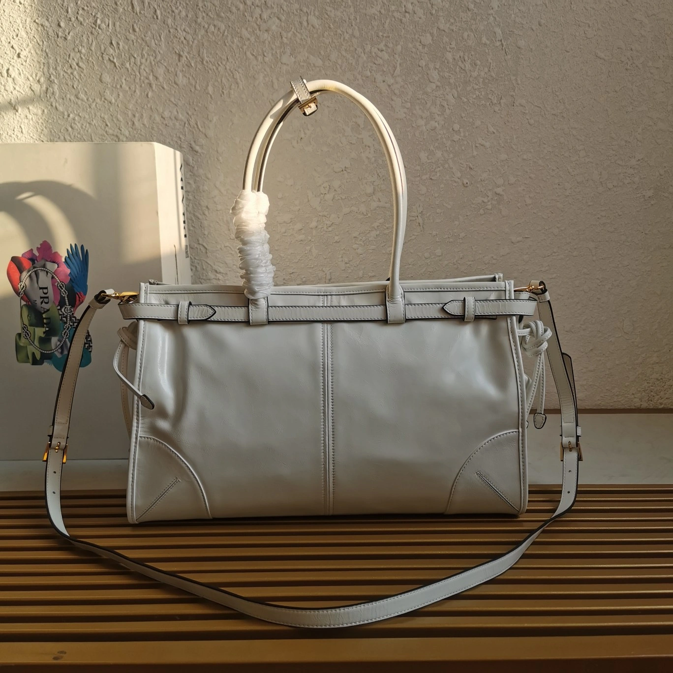 Prada Top Handle Bags Sleek 73577