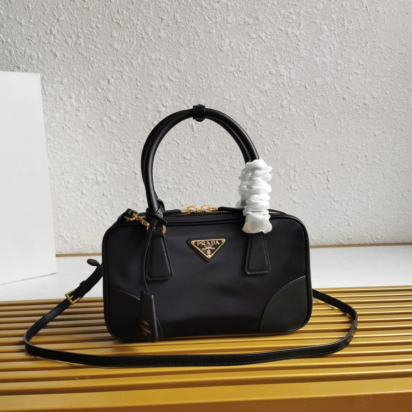 Prada Top Handle Bags SmoothTexture 71508