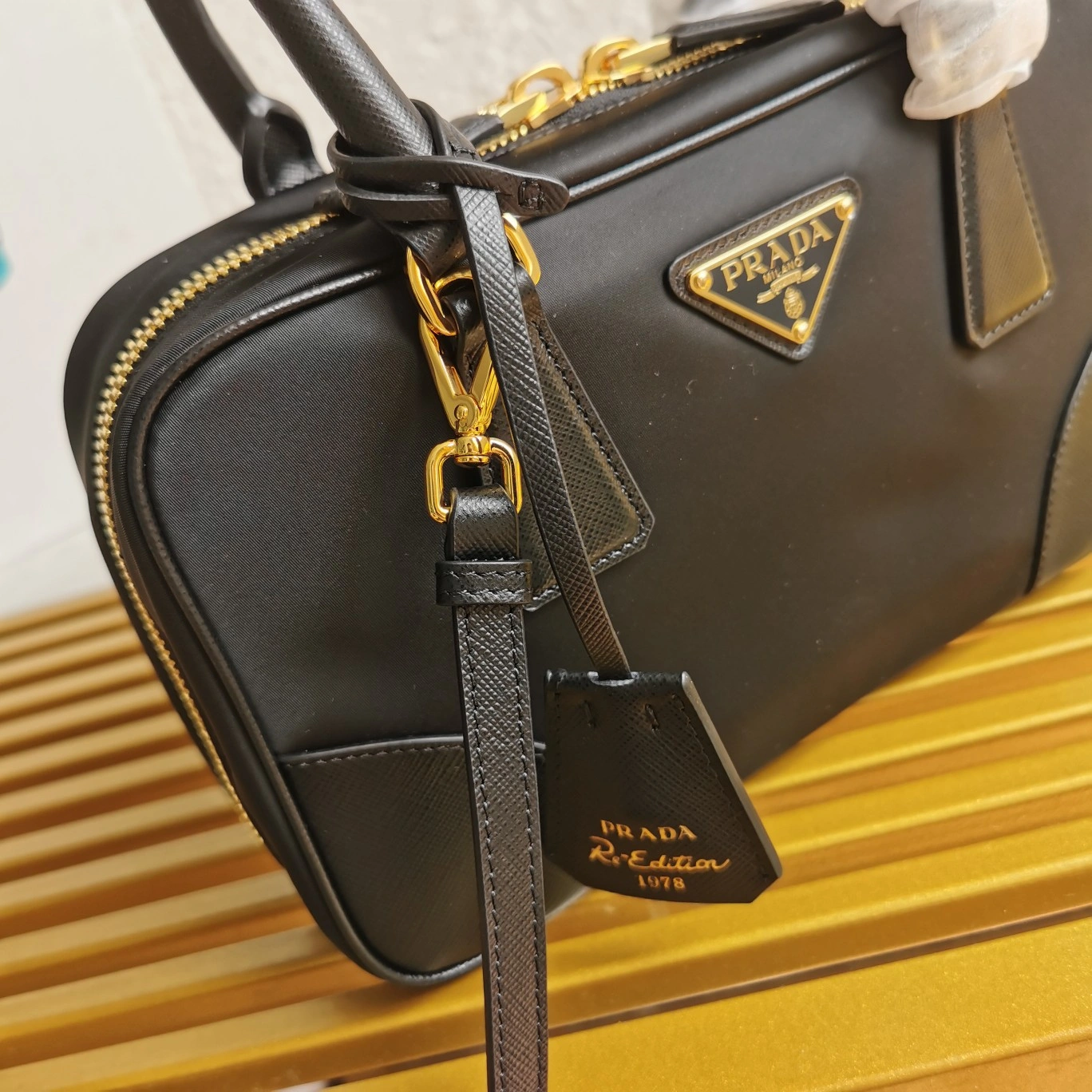 Prada Top Handle Bags SmoothTexture 71508