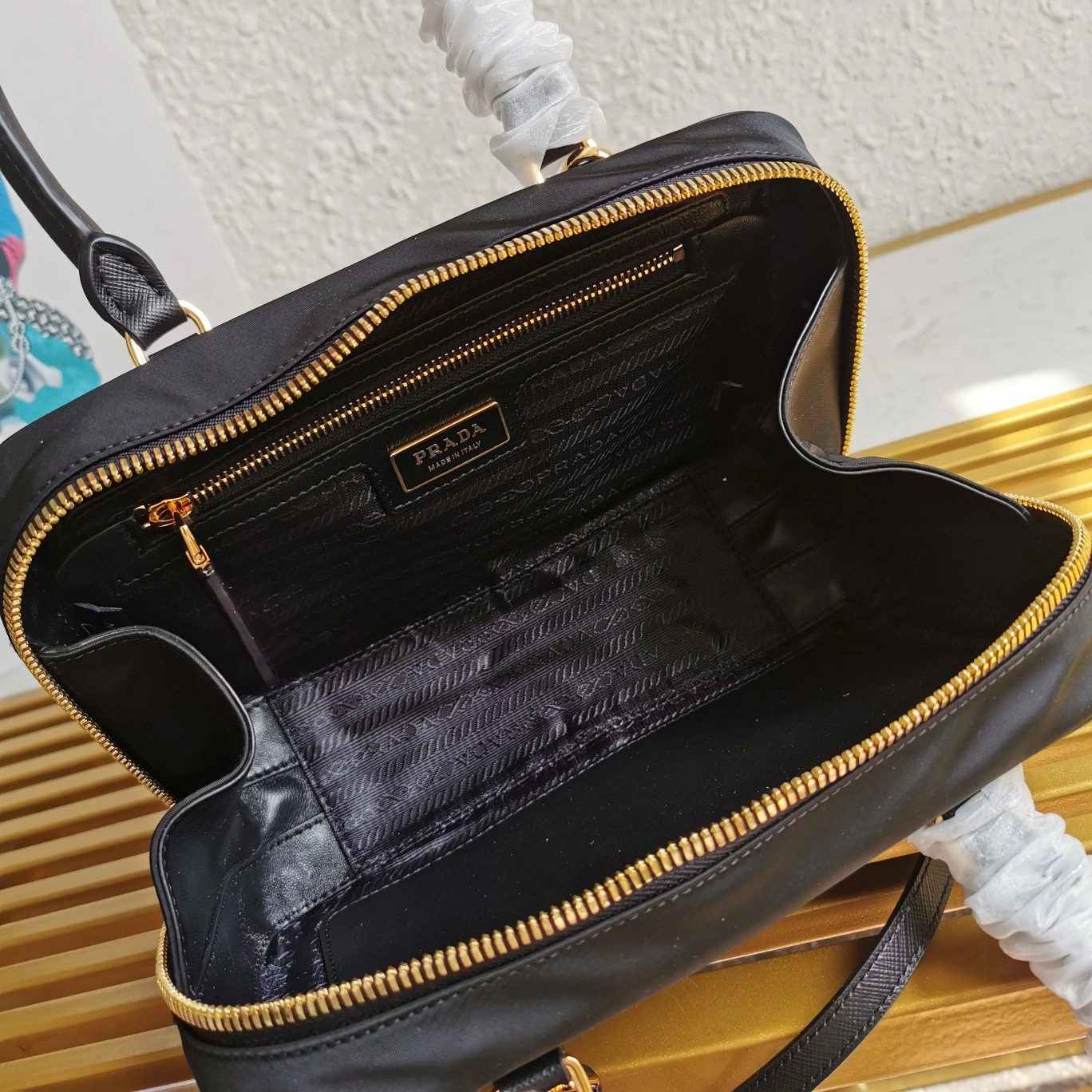 Prada Top Handle Bags SmoothTexture 71508