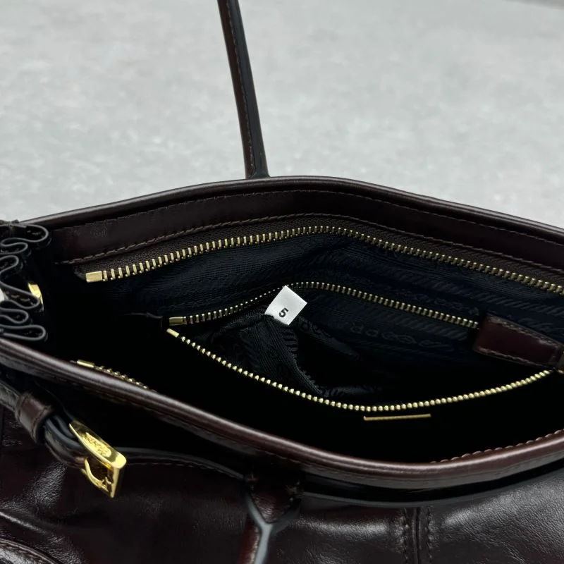 Unisex Prada Top Handle Bags 55622