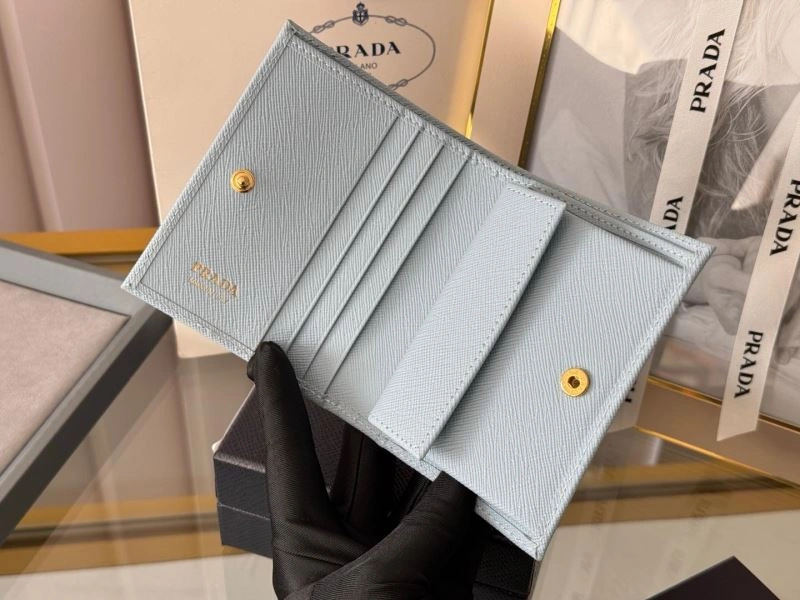 Prada Wallets Purse ZipUp 56960