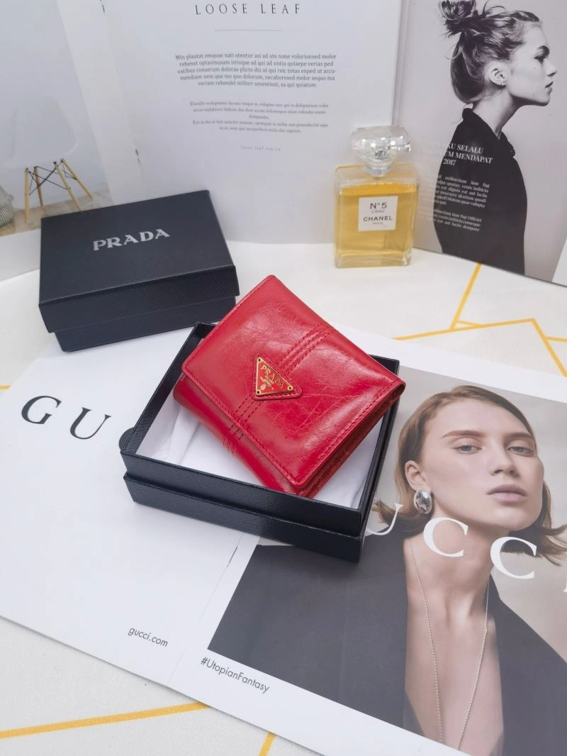 Prada Wallets Purse ZipUp 85810
