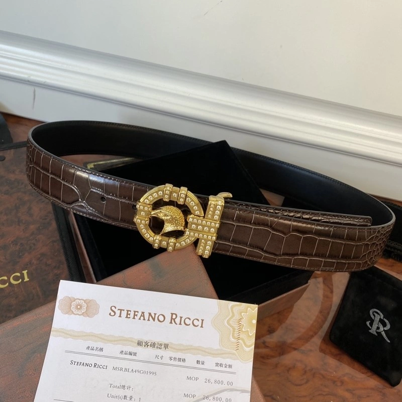 Minimalist Stefano Ricci Belts 303426