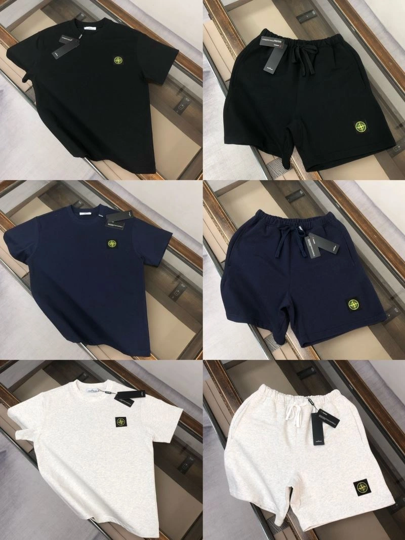 Colorful Stone Island Short Suits 172908