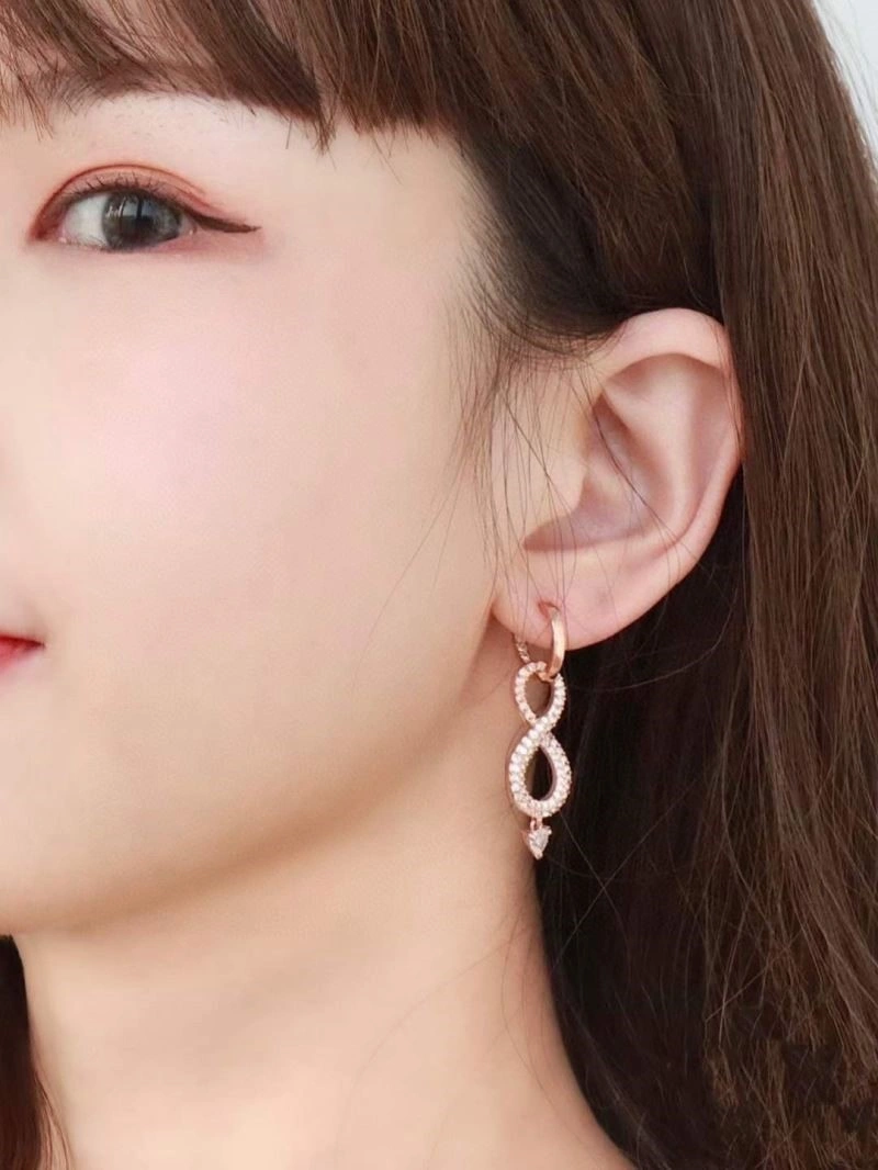 Contemporary Swarovski Earrings 252042