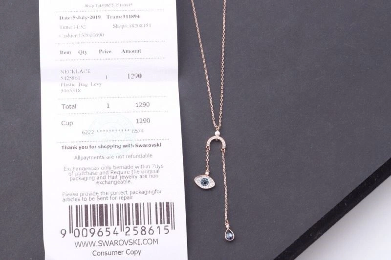 WaterResistant Swarovski Necklaces 252021