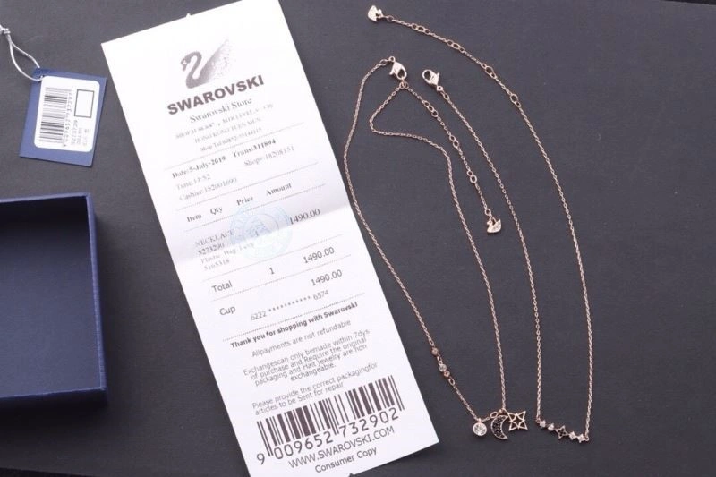 OdorResistant Swarovski Necklaces 252022