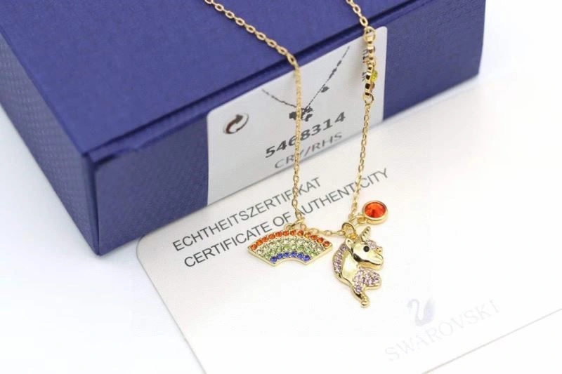Unisex Swarovski Necklaces 251954
