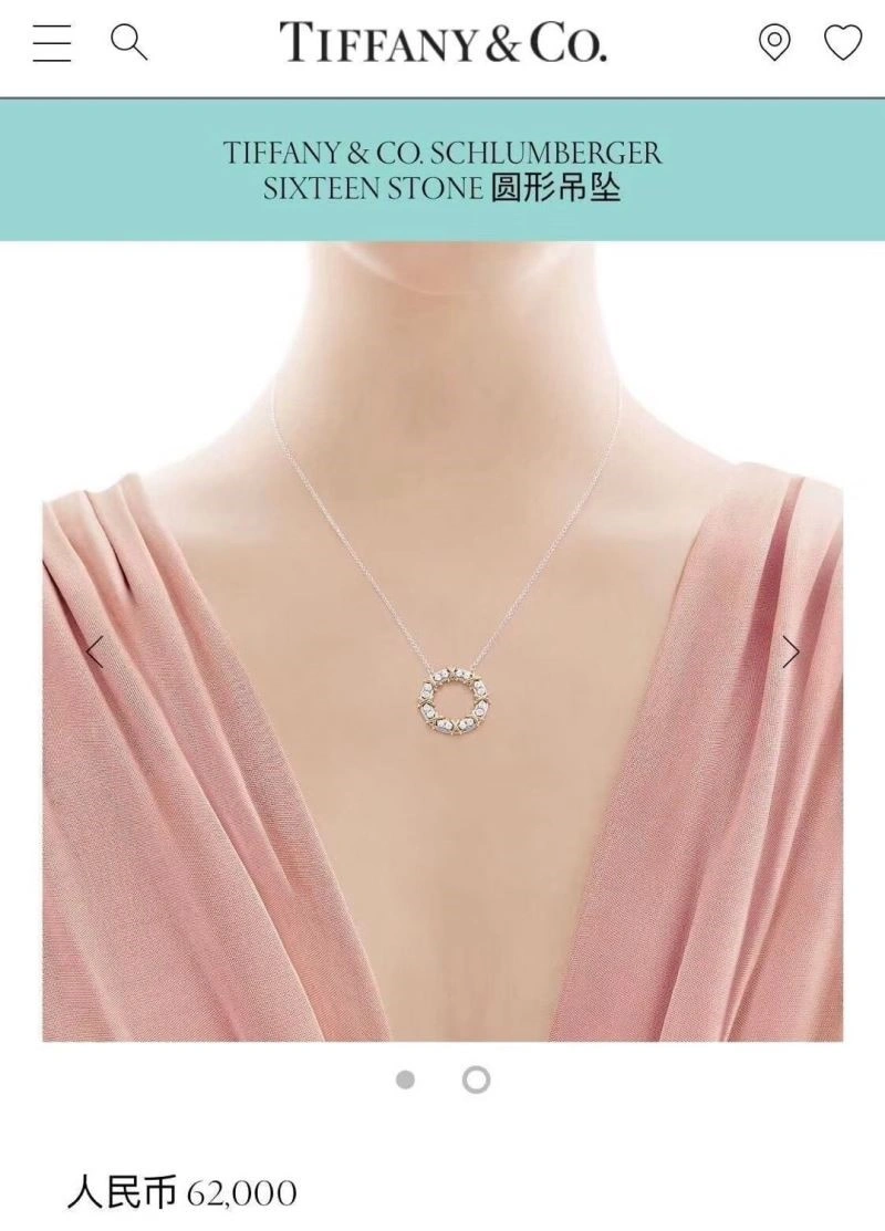 Unisex Tiffany Necklaces 252935