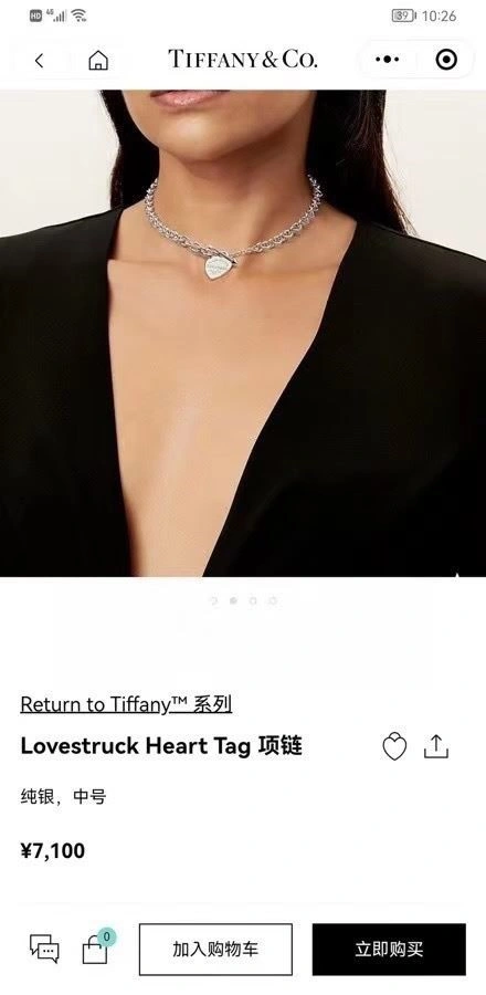 Tiffany Necklaces Packable 252849