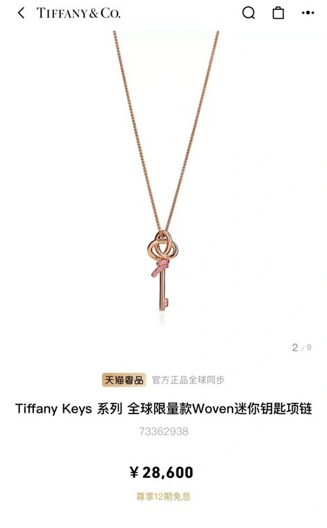 Tiffany Necklaces Vibrant 252316