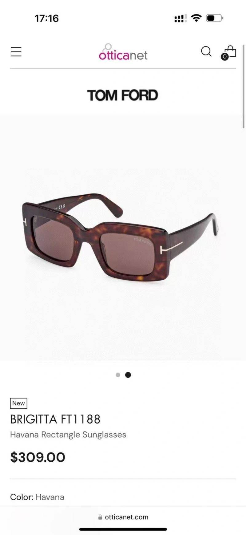 Tom Ford Sunglasses SmoothTexture 282393