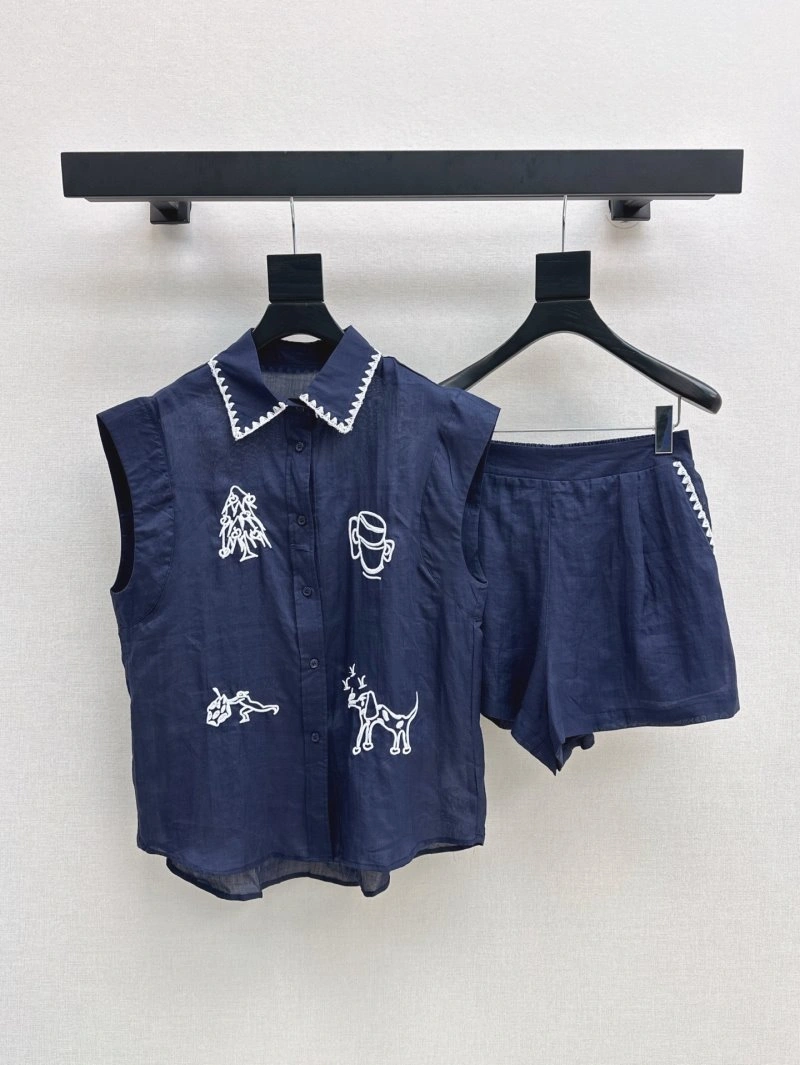 Sporty Unclassified Brand Short Suits 147364
