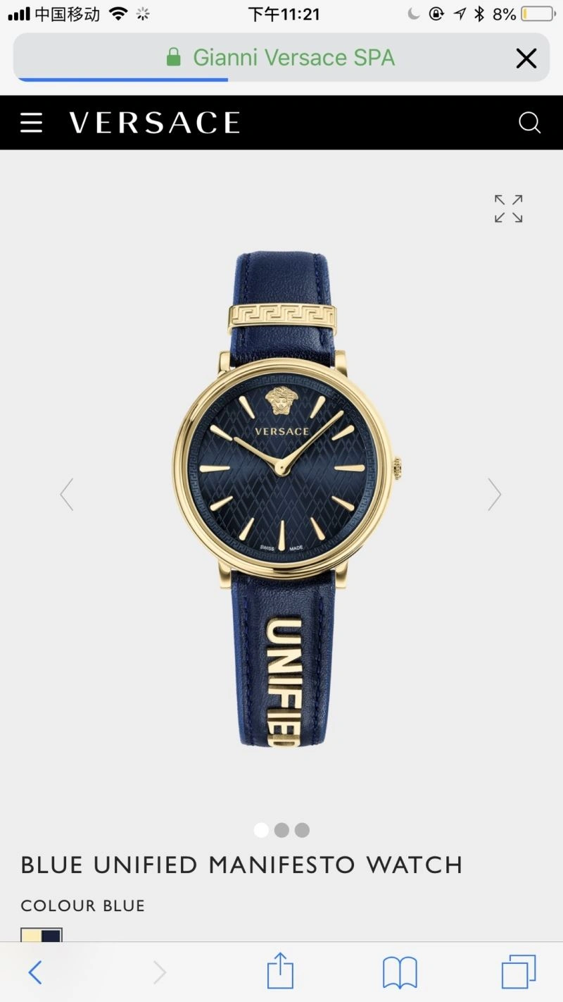 VERSACE Watches Minimalist 206969