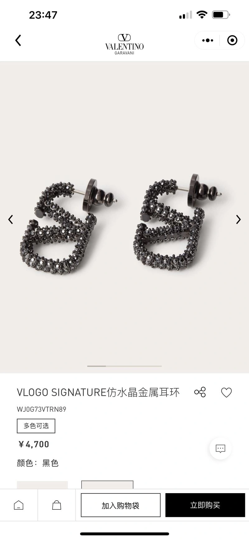 Valentino Earrings Bold 212815