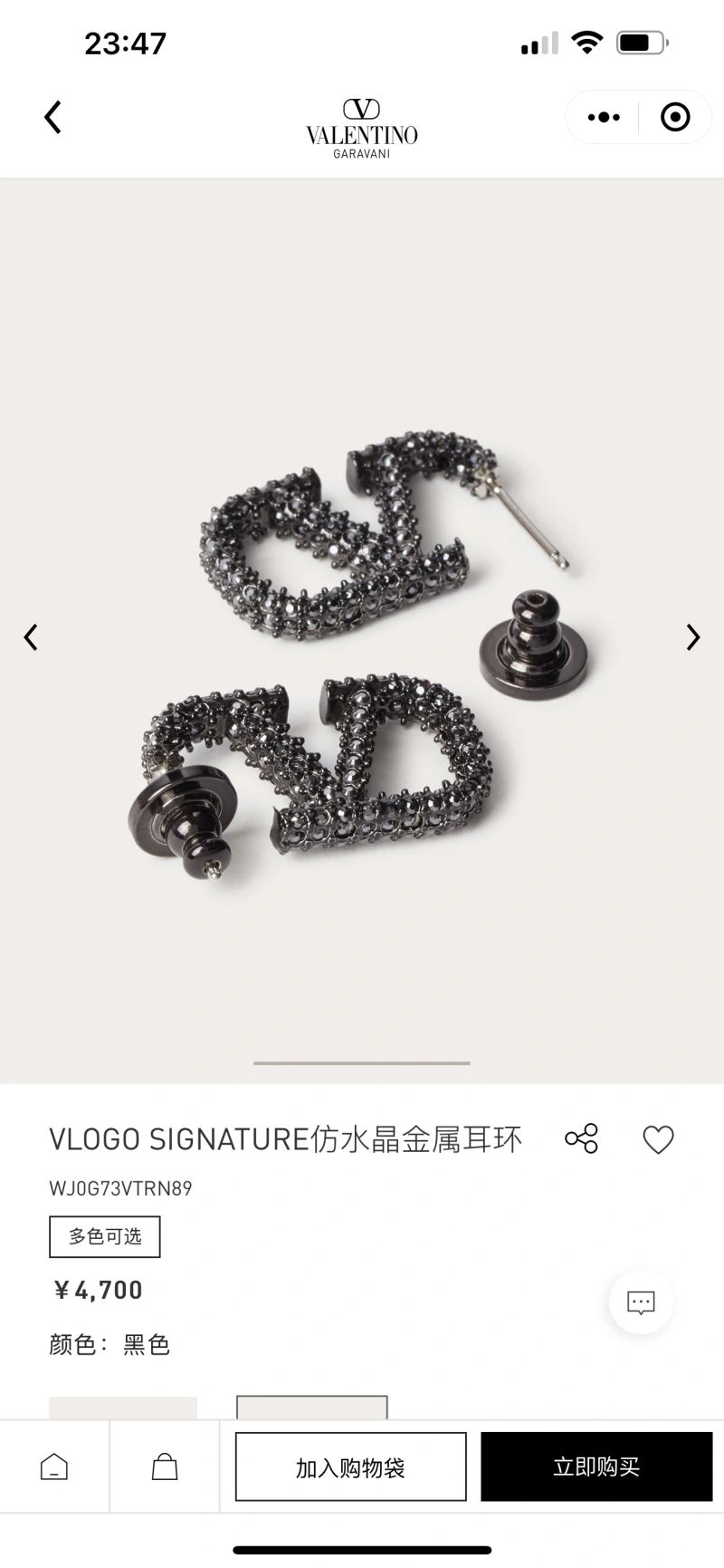 Valentino Earrings Bold 212815