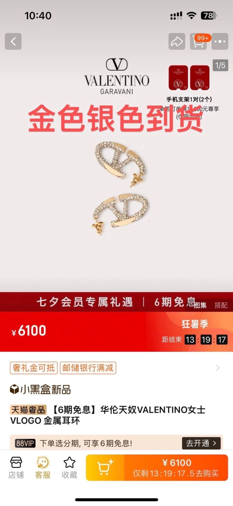 FashionForward Valentino Earrings 212811
