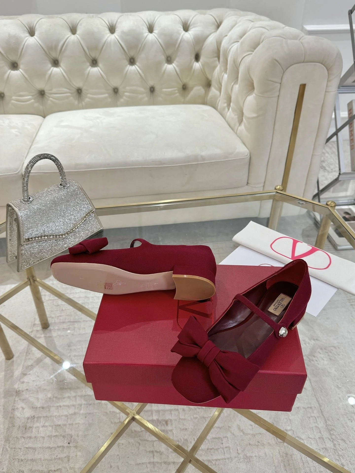 Durable Valentino Flat Shoes 36246