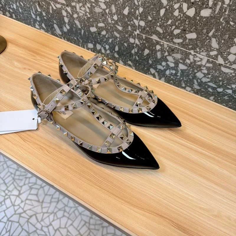 MoistureWicking Valentino Flat Shoes 36238