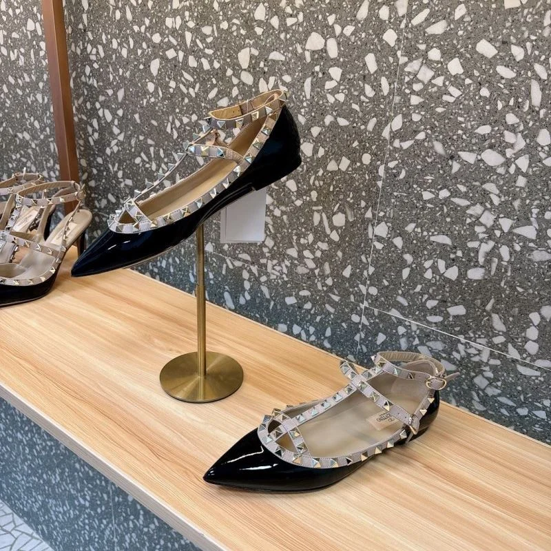 MoistureWicking Valentino Flat Shoes 36238