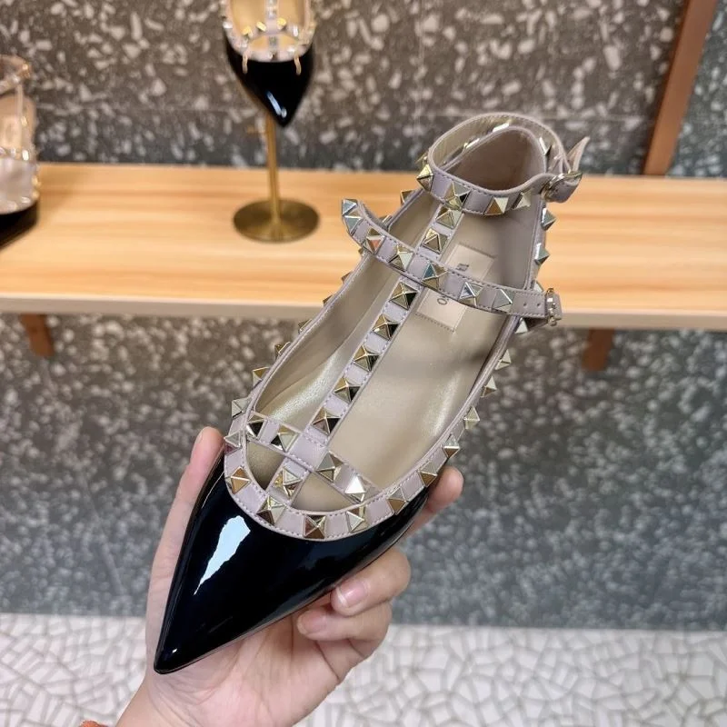 MoistureWicking Valentino Flat Shoes 36238