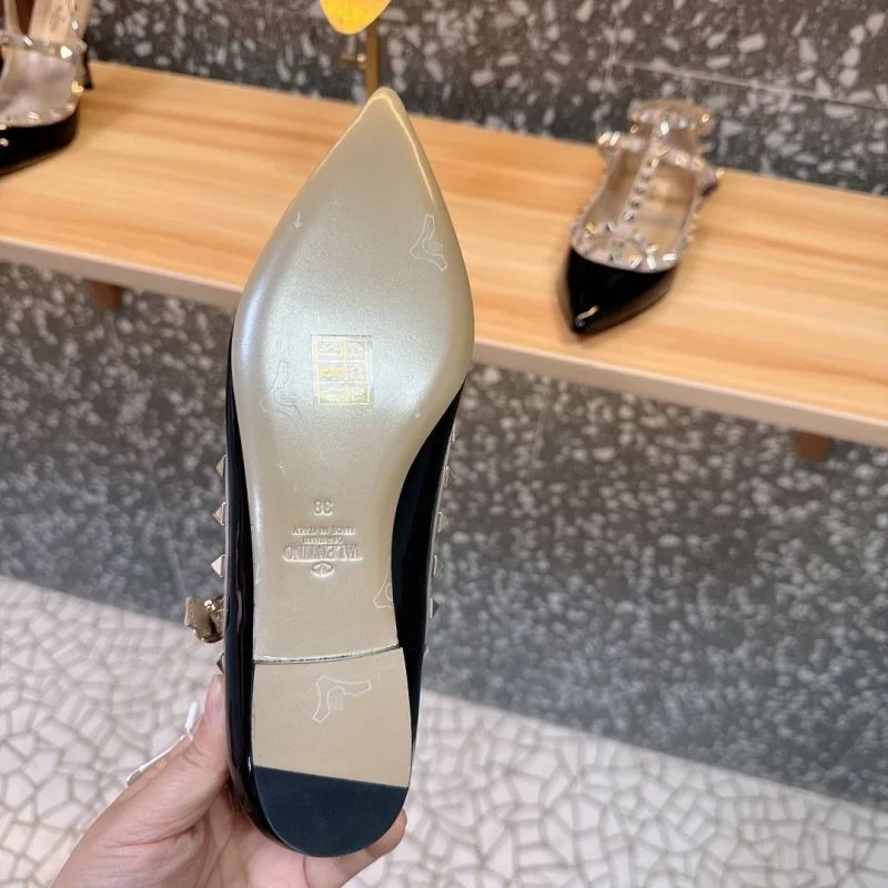 MoistureWicking Valentino Flat Shoes 36238