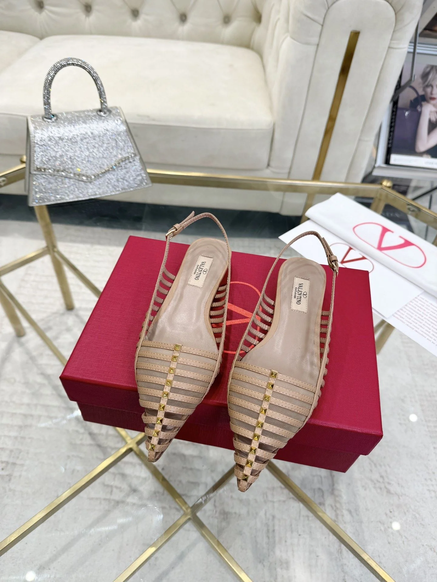 Valentino Sandals ZipUp 36052