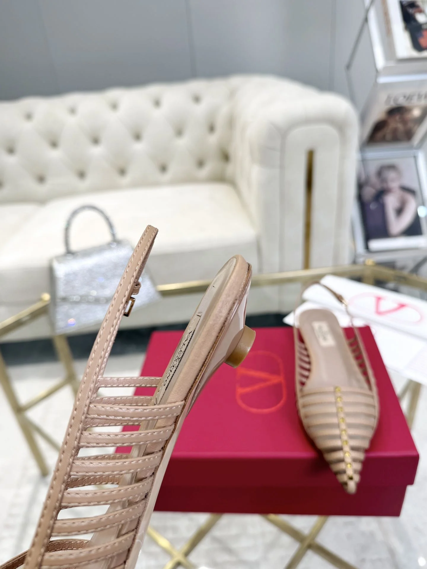 Valentino Sandals ZipUp 36052