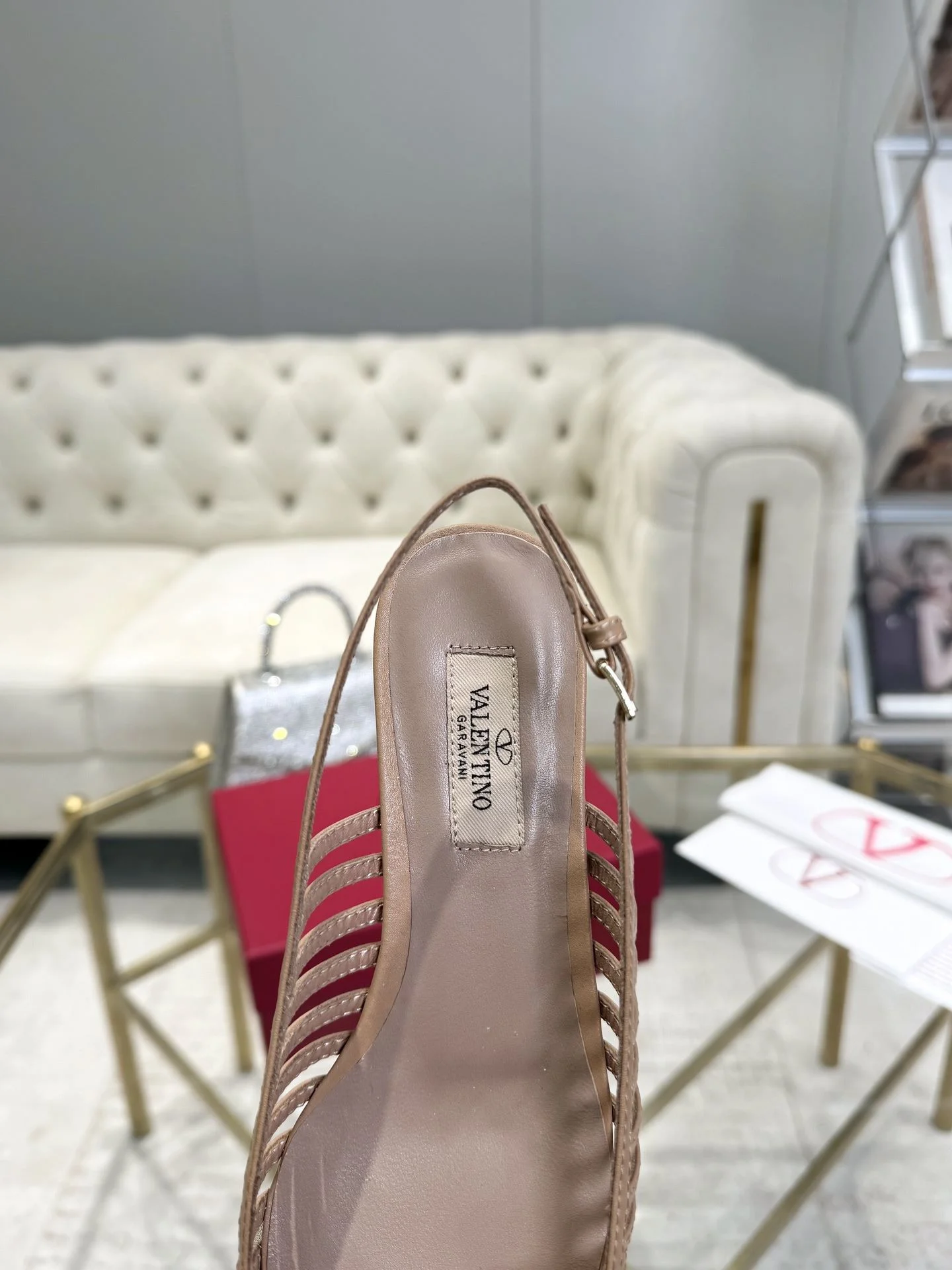 Valentino Sandals ZipUp 36052