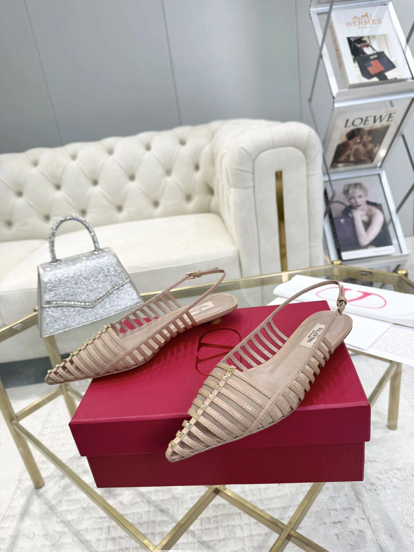 Valentino Sandals ZipUp 36052
