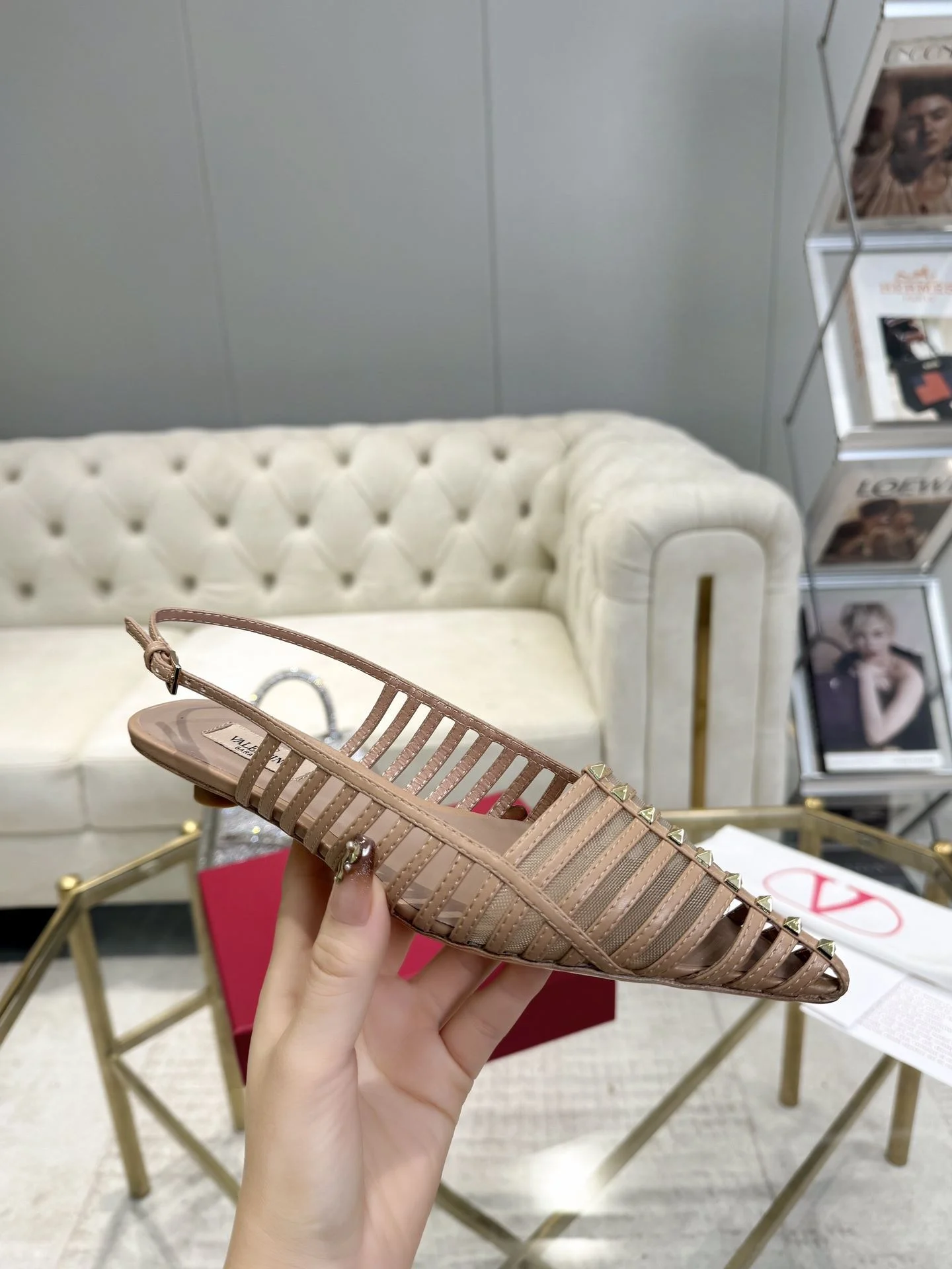 Valentino Sandals ZipUp 36052