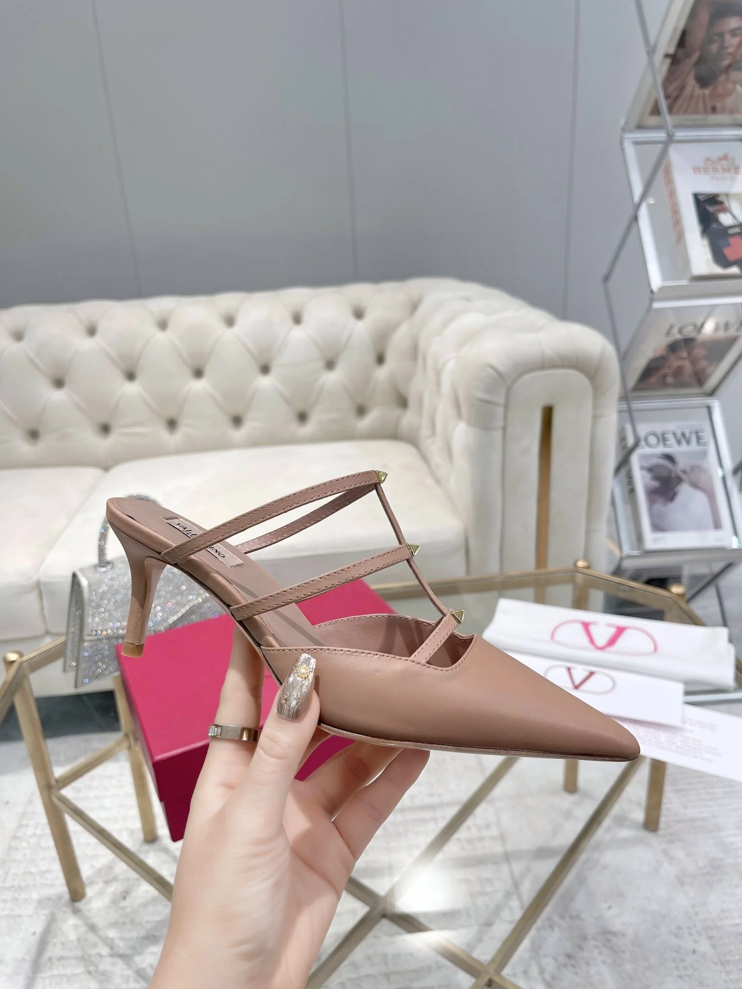 Youthful Valentino Slippers 35902