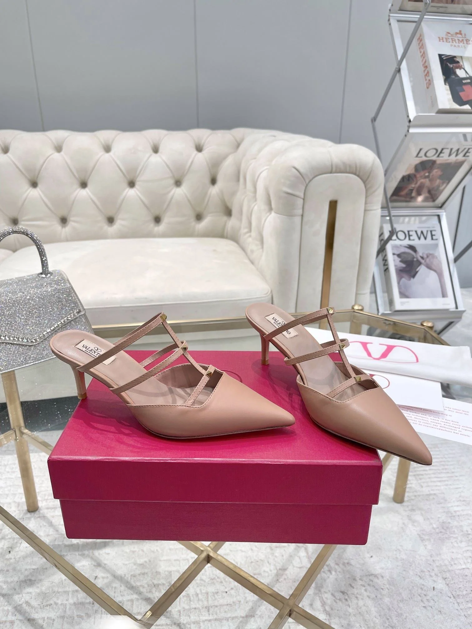 Youthful Valentino Slippers 35902